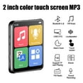 thumbnail image 1 of CNKOO  Portable Bluetooth MP4 MP3 Player 1.8 Full Touch Screen Music Radio Recorder, 1 of 14