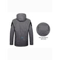 thumbnail image 5 of Little Donkey Andy Men's Waterproof Work Rain Jacket 12 Pockets Lightweight Outdoor Hiking Windbreaker Rain Coat Size XXL, 5 of 5