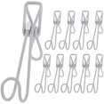 thumbnail image 1 of MasteelfCA 10 Pcs Pinces à Linge en Acier Inoxydable avec Crochets pour Cuisine, 1 of 7
