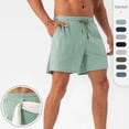 thumbnail image 5 of OSFVNOXV Mens Running Shorts 5 Inch Summer Casual Pleated Shorts High Waisted Drawstring Beach Swim Shorts 2026, 5 of 9