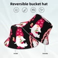 thumbnail image 3 of Kll Love You Mom Bucket Hat for Women Men Packable Travel Beach Sun Hat Outdoor Rave Accessories Reflective Fisherman Cap, 3 of 6