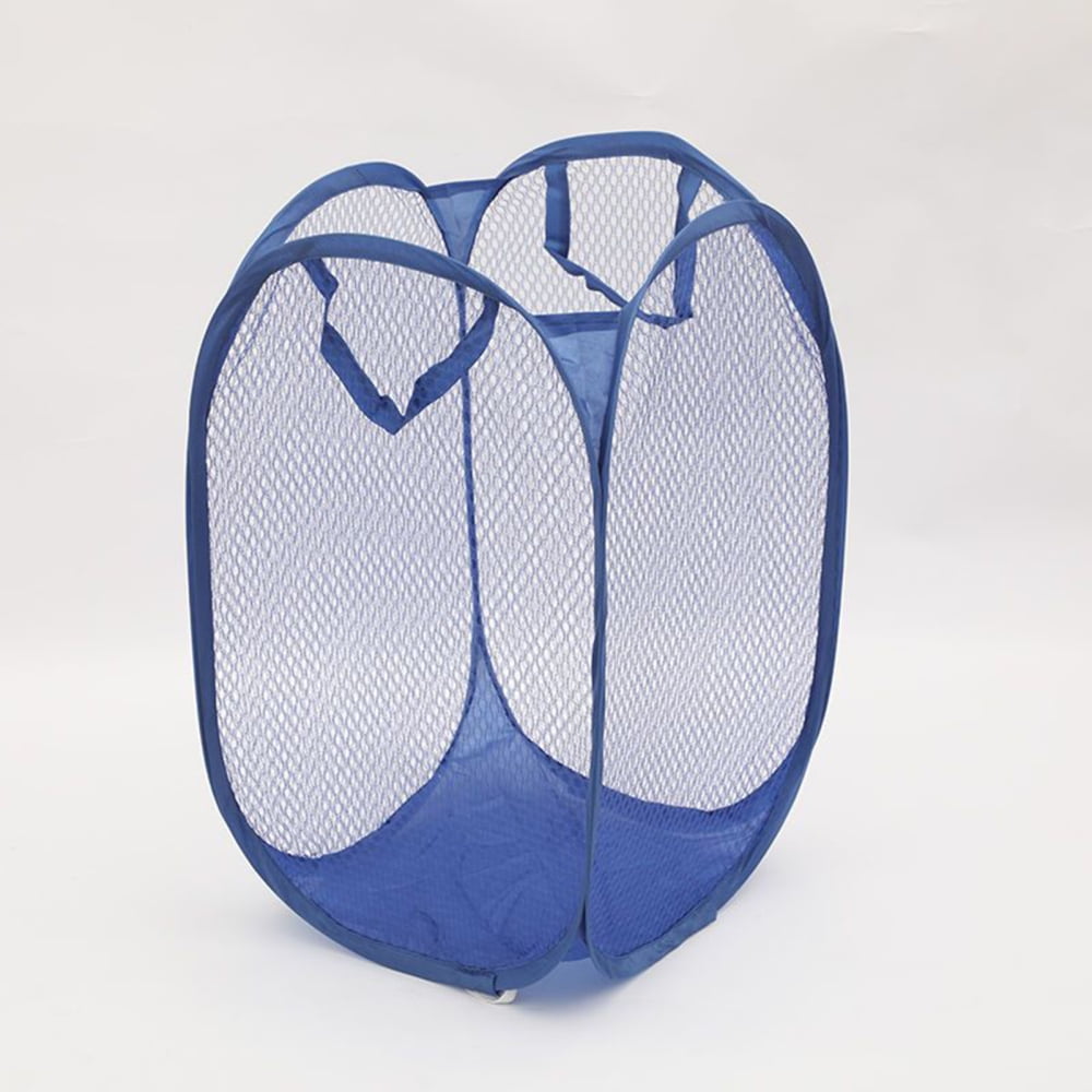 Popup Mesh Laundry Basket Collapsible and Portable Clothes Washing