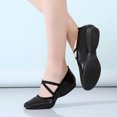 thumbnail image 5 of Wowcloth Women's Latin Dance Shoes - Non-Slip Cross Strap Practice Shoes with Arch Support for Adult Ballroom Training & Body Shaping, 5 of 9