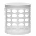 thumbnail image 5 of NuSteel TT-110TCV Otto Storage Stool - Round Plastic Storage Ottoman with Oval Perforated Pattern  Turquoise Blue, 5 of 7