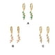 thumbnail image 3 of Qarigey Pendientes de aro de 2 uds., pendientes colgantes de hojas, joyería elegante de Metal, Navidad, Halloween, regalos de Acción de Gracias para Ropa, zapatos y accesorios Miscelánea Tipo-02 Qarigey AP017870-02, 3 of 6