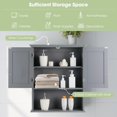 thumbnail image 5 of ZYPPP 28" H x 23.5" W Wall Mount Medicine Cabinets with Adjustable Shelf and 2-Door for Bathroom Laundry Living Room-Grey, 5 of 9