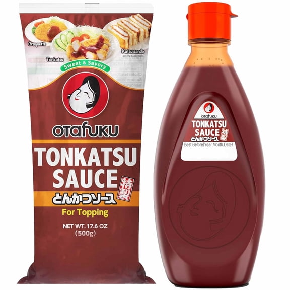 Otafuku Tonkatsu Sauce 500g, Authentic Japanese Katsu Sauce for Pork Cutlets, Okonomiyaki & Fried Foods, Rich Umami Flavor