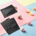 thumbnail image 3 of Sacs Anti-Odeur - Sacs Mylar Refermables Pochette en Aluminium Sac Plat Noir Mat, 3 of 5