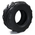 thumbnail image 3 of M optimized 2 Pack 18X9.50-8 ATV Tires 4PR All Terrain TL QD116 Trail Sand Mud Off-Road Tires Tubeless, Black, 3 of 5