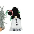 thumbnail image 2 of Faceless Snowman Plush Decor - Mini Soft Christmas Shelf Buddy & Tabletop Snowman multicolor, 2 of 6