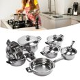 thumbnail image 1 of Stainless Steel Pots Pans, Stainless Steel Stockpot Set Soup Pot  for Household, 1 of 7