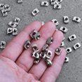 thumbnail image 3 of BESTOMZ 50Pcs European Aluminum Extrusions Slim T Nut Thread (M4x10x6), 3 of 8