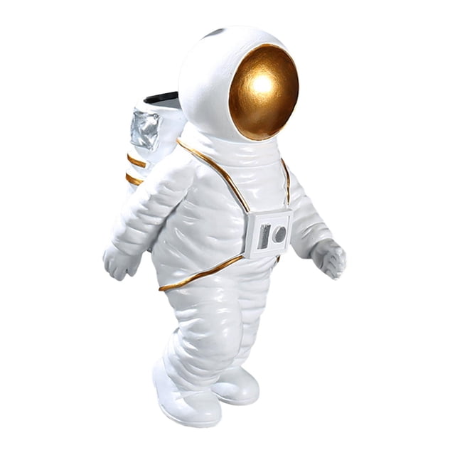 estatuilla estatua modelo resina lindo pastel Topper decoración del hogar ornamento para dormitorio, estantería, librería, mesa, 195 cm x 125 cm x 10 cm BLESIY Estatuilla de estatua de astronauta