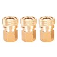 thumbnail image 1 of Acoplamientos de Conexión Rápida de Cobre Roscados, Accesorios de Desconexión Rápida, Adaptador de Recarga de Aire, Tomas de Acoplamiento M10, 1 of 1