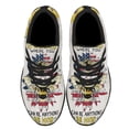 thumbnail image 2 of Bee In A World Where You Can Be Anything Be Kind Shoes Sneakers Black Size 7, 2 of 7