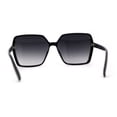 thumbnail image 2 of Womens 90s Chic Designer Thin Plastic Sunglasses Black Gold Smoke, 2 of 4
