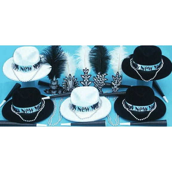 Happy New Year Roaring 20's Party Kit for 25 Guests