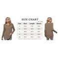 thumbnail image 5 of SHIBEVER Long Sleeve Sleeve T-Shirts for Women Fashion Summer Tops Trendy Loose High Low Purple Dressy Tops Tunic Blouse Size S, 5 of 7
