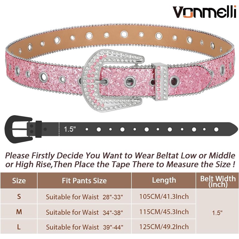 Cowgirl Rhinestone Western Buckle Belt Unisex PU Leather Detachable Rhinestone Western Belt for Men Women Cowgirl Cowboy Leather  main image 4