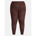 thumbnail image 4 of Terra & Sky Women's Plus High Waist Full Length Leggings, Sizes 0X-5X, 4 of 4