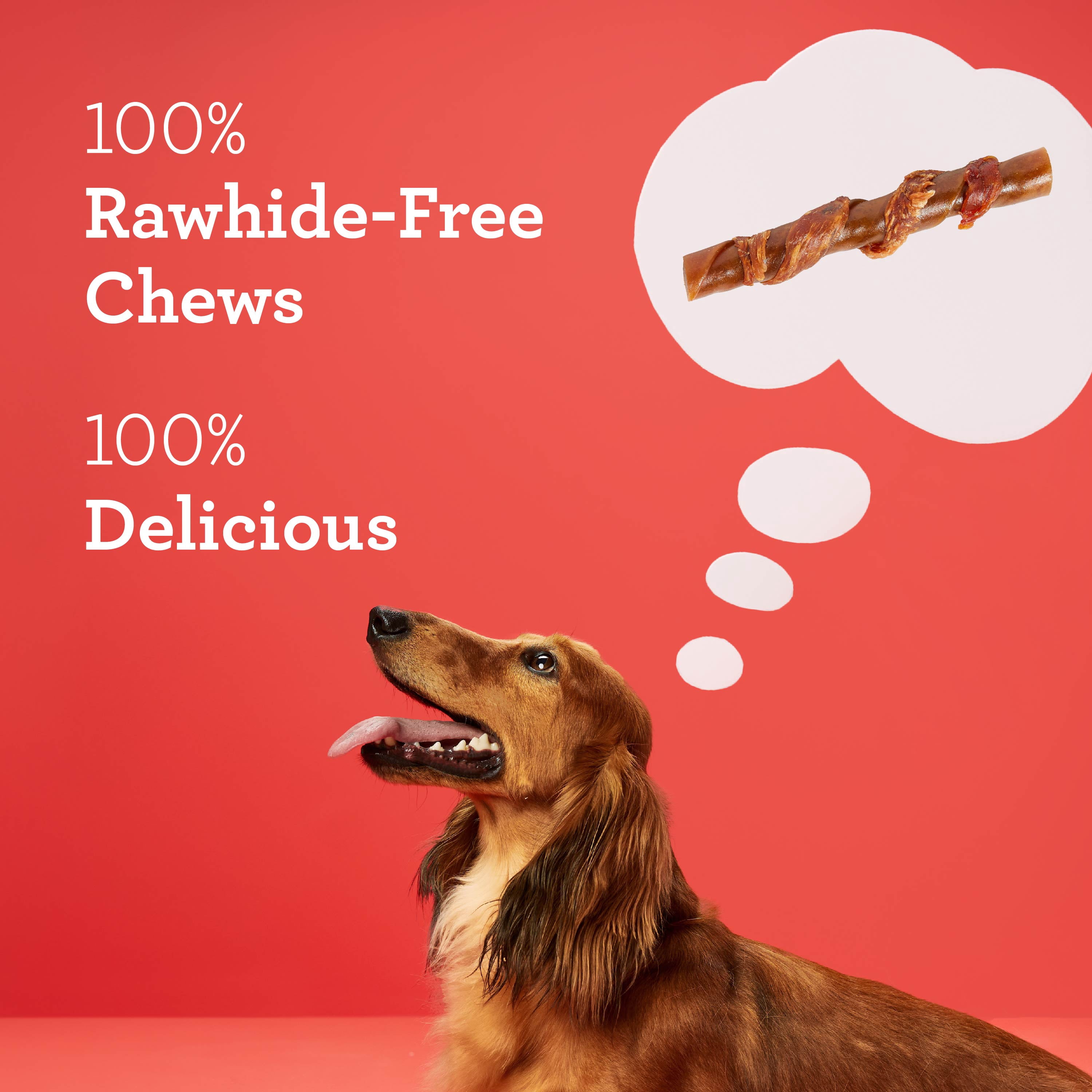 (7 pack) DreamBone Stuffed Twists Rawhide-Free Dog Chews with Real Pork Wrapped with Chicken, 7 Count