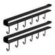 thumbnail image 1 of 2 ganchos para tazas debajo del gabinete, organizador de tazas con 6 ganchos Negro, 1 of 9