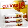 Glutose 15 Oral Glucose Gel in a Tube, with Lemon Flavor - 3 Ea