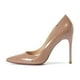 thumbnail image 1 of 2024 tacones altos de estilo de fragancia pequeña de cuero genuino de talla grande color blanco desnudo para mujer tacones finos de verano 35, 1 of 5