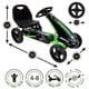 thumbnail image 2 of 509 Crew Air Jet Pedal Go Kart - Verde - Niños, gráficos deportivos en el carenado delantero, asiento ajustable, llantas de 4 radios con ruedas EVA de 10'', volante deportivo, Go Kart para niños a par, 2 of 5