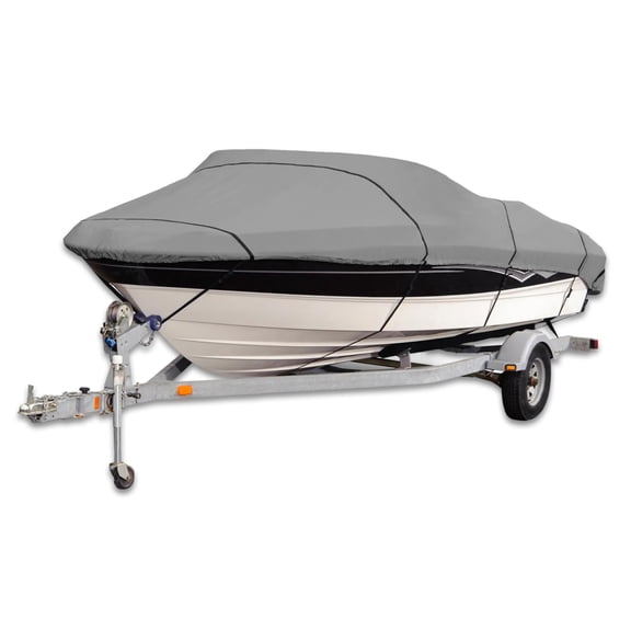 Budge 1200 Denier Hard Top/T-Top Boat Cover, Waterproof Outdoor Protection, Size BTHT-6: 20'-22' Long, 106" Beam