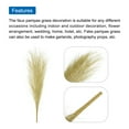 thumbnail image 4 of Uxcell Faux Pampas Grass 17.7" Small Fake Pampas Grass for Home Wedding Vase Decoration 4 Pcs Golden, 4 of 7