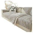 thumbnail image 2 of Plush Sofa Cover Towel Anti-Slip Thicken Sofa Covers for Living Room L Shape Sofa Chaise Lounge Cover Universal Couch Slipcover, 2 of 6