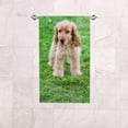 thumbnail image 6 of Soft Hand Fingertip Towels 2 Pcs Face Bath Towels Cocker Spaniel Puppy on Green Grass Absorbent Washcloths for Bathroom Hotel Kitchen 30x15in, 6 of 6