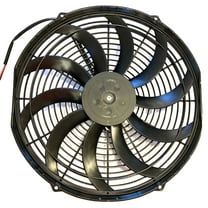 SPAL 30102042 14" Puller Fan 12 VOLT High Performance Curved Blade 1864 cfm VA08-AP71/LL-53A
