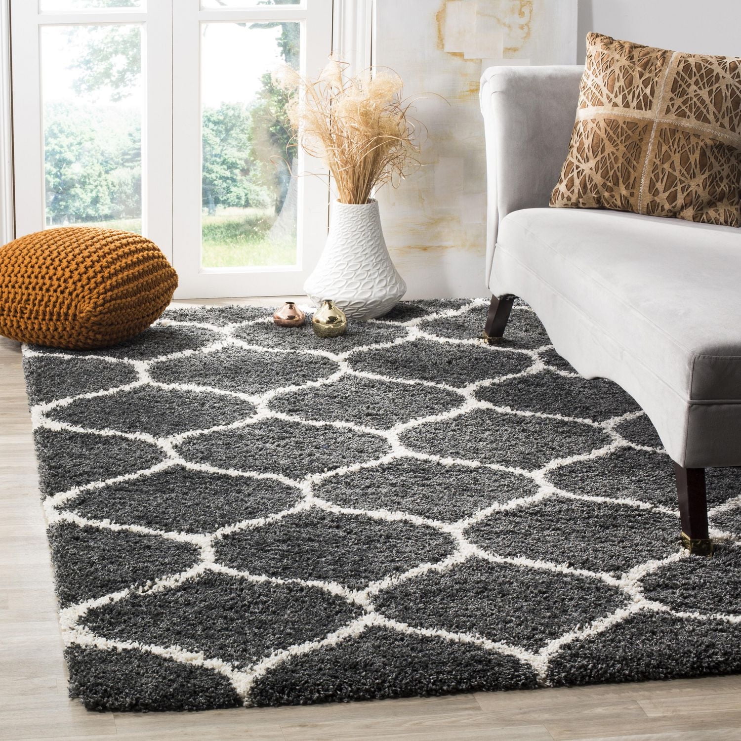 Safavieh Hudson Arline Geometric Shag Area Rug