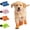 Orange, variant on Dog Shoes for Hot Pavement, Breathable Summer Dog Boots with Non-Slip Sole, Paw Guards for Small Medium Large Dogs, Outdoor Walking & Beach Sandals ,Blue:S