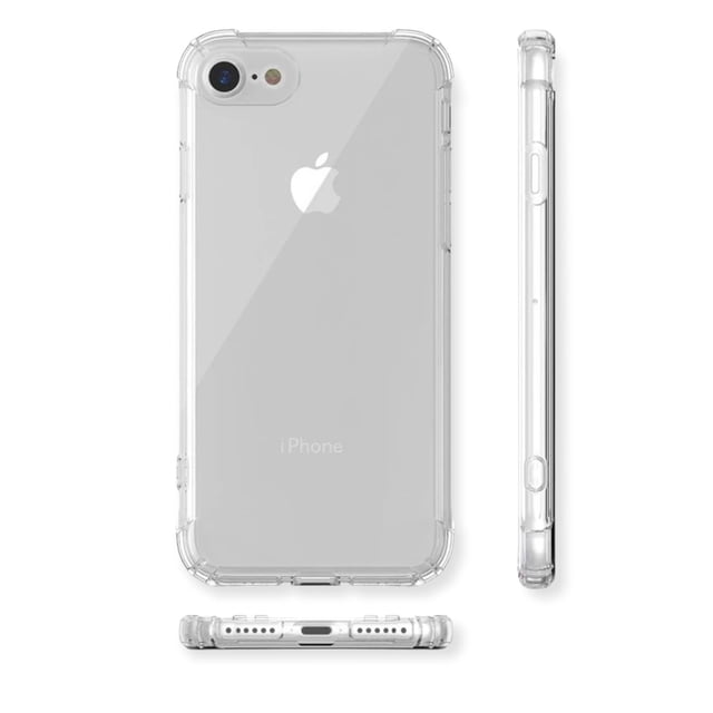 Funda Iphone 7,8 y Iphone SE Gadgets and Fun Crystal shell uso rudo anti golpes Funda Transparente
