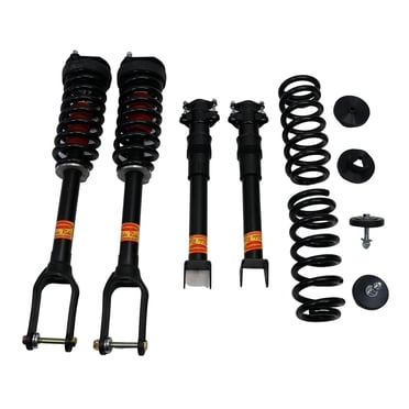 Air Suspension Conversion Kit For 2000-2006 Mercedes S430 RWD - 4-Wheel Coil Spring & Shock Replacement Kit