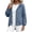 Sky Blue, variant on Admvng Jacket for Women Hooded Zip Up Windbreaker Lightweight Casual Outdoor Coat