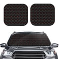 thumbnail image 2 of Fotbe Red Poker Juego de 2 Piezas de Parasoles para Parabrisas | Bloqueador Solar para Auto | Accesorios Plegables para Protección Solar Interior-Small, 2 of 6