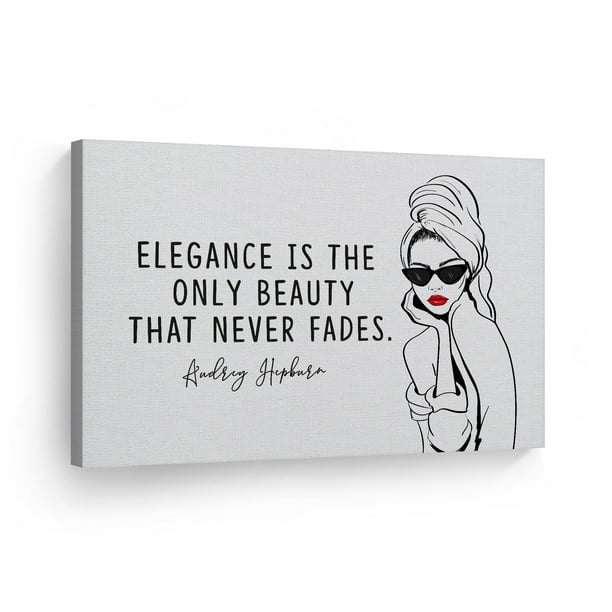 audrey hepburn elegance quote