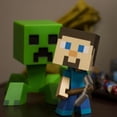 thumbnail image 4 of Minecraft Steve Vinyl Action Figure with Dirt Block, 4 of 7