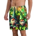 thumbnail image 2 of Balery St. Patrick's Day USA Flag Traje de Baño Estilo Hawaiano para Hombre, Shorts de Secado Rápido con Bolsillos-3X-Large, 2 of 6