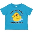 thumbnail image 3 of Inktastic Life's Ducky 2nd Birthday Boys or Girls Toddler T-Shirt, 3 of 5