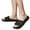 Black, variant on Slides for Women Men Soft Platform Bathroom Shower Shoes Non Slip House Slippers Open Toe Arch Support Garden Sandals Black 11