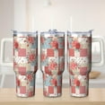 thumbnail image 5 of 1pc Pioneer Lady 40oz Tumbler with Straw & Handle - Insulated Stainless Steel Cup | Holiday Gift for Man Women (Christmas, Valentine's, Birthday), 5 of 10