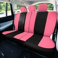 thumbnail image 4 of FH Group Light & Breezy Flat Cloth Car Seat Cover, Universal Pink Full Set Seat Covers with Air Freshener, 4 of 9