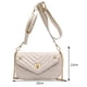 thumbnail image 4 of Bolsa de viaje con hilo de bordar bolsa acolchada para axilas cadena de cuero PU para ir de compras JShteea Para Estrenar, 4 of 9