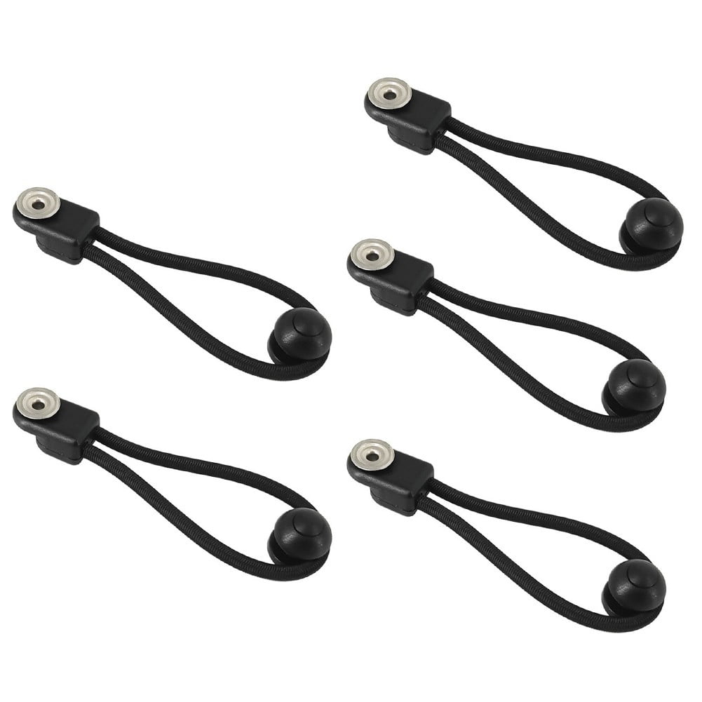 5Pcs Shock Cord Fastener Bungee Cord Clip Elastic Elastic Buckle With Knob For Camping Canopy Tent Boat Yacht Rv Cover Parts