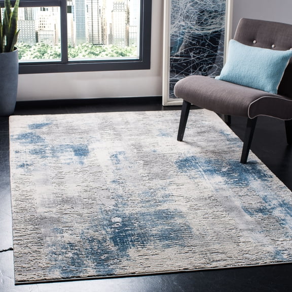 Safavieh Invista Kalya Abstract Area Rug, Gray/Ivory, 5'3" x 7'6"